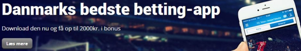 Modtag op til 2.000 kroner i med Nordicbet mobil app
