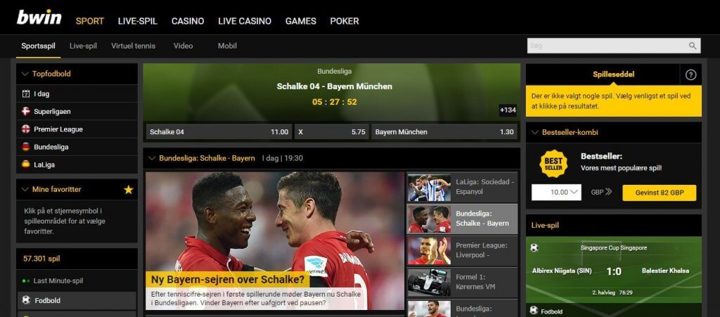 Oplev spænding med bwin fodboldodds