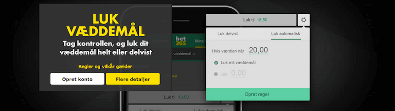 Luk væddemål hos bet365 bet365 luk væddemål