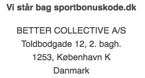 Om Sportbonuskode.dk Om Sportbonuskode.dk