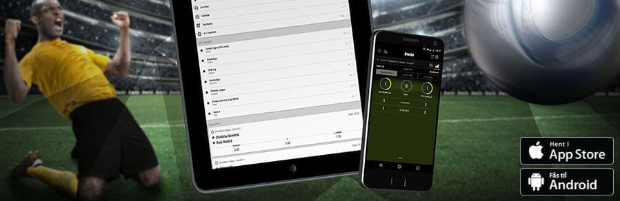 Prøv den nye bwin mobil app