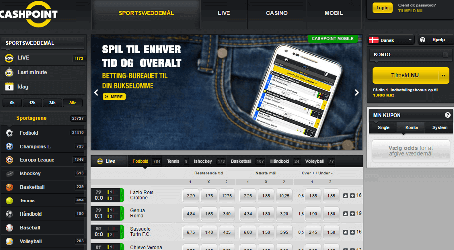 Besøg bookmakeren med en Cashpoint Sports tip bonus Besøg bookmakeren med en Cashpoint Sports tip bonus