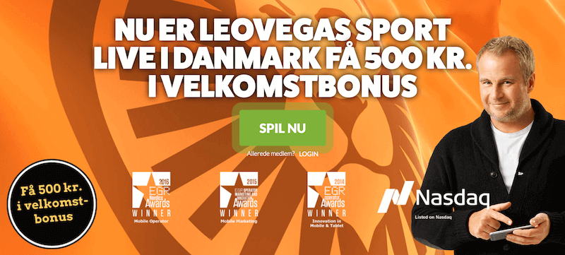 LeoVegas Sport Bonus på 500 kroner LeoVegas Sport Bonus