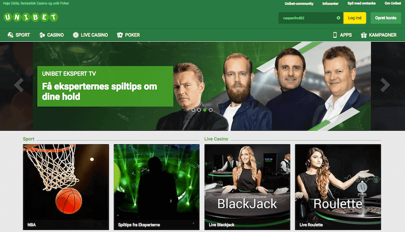 Unibet bookmaker i Danmark Unibet bookmaker i Danmark