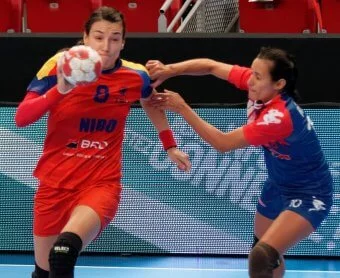 Neagu spiller for Rumænien til Håndbold VM Neagu spiller for Rumænien til Håndbold VM