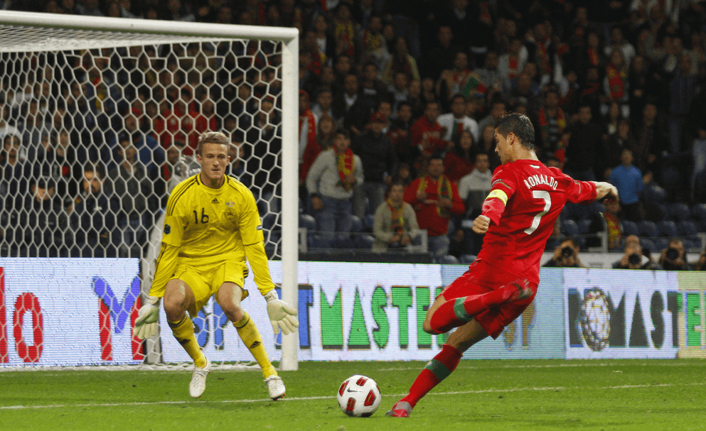 Ronaldo mod Lindegaard