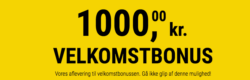 Få 1.000 kroner i Cashpoint Bonus Cashpoint bonus