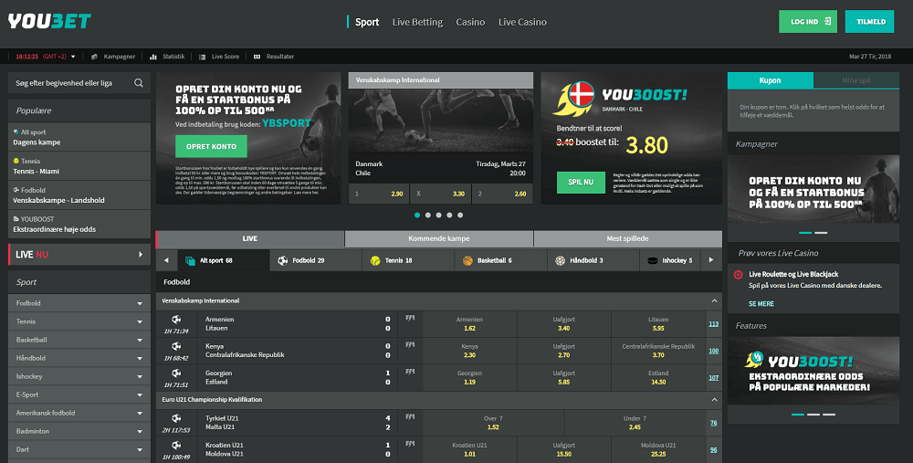 YouBet live betting YouBet live betting