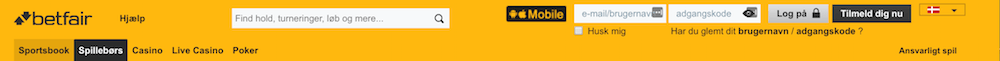 Betfair login og spillebørs Betfair login og spillebørs