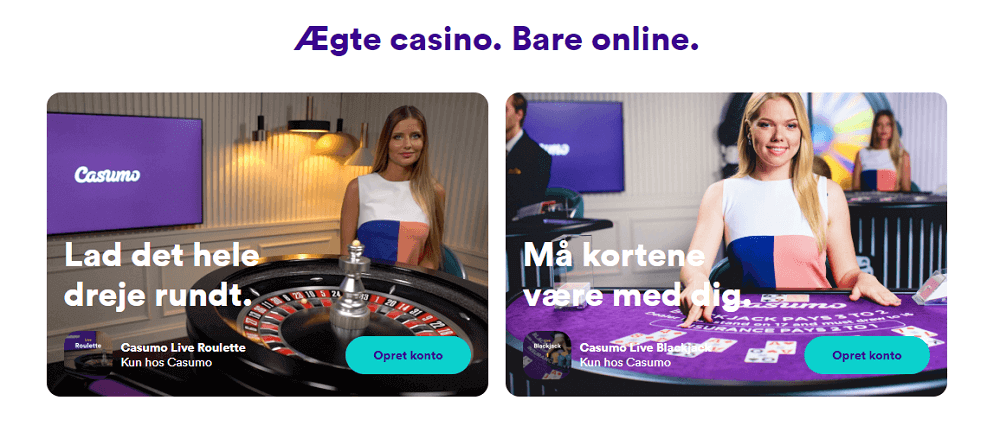 Glem ikke Casumo live casino Casumo live casino