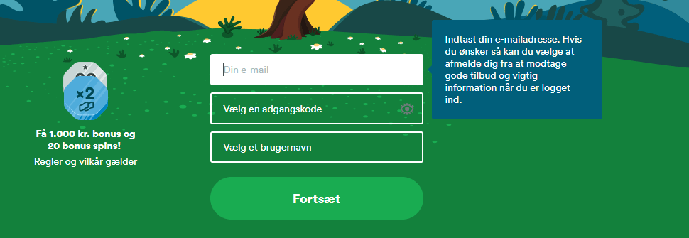 Oprettelse ved Casumo tager få minutter Casumo oprettelse