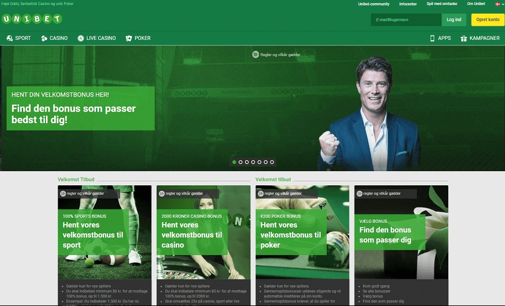 Unibet Brian Laudrup står klar med oddset til dig.