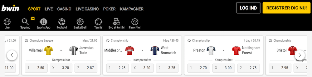 bwin odds